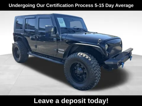 Black 2014 Jeep Wrangler Unlimited Sport for sale in Berlin, NJ