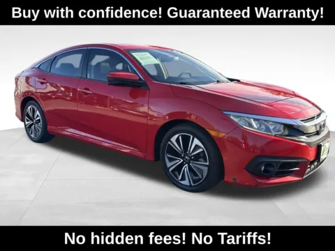 Red 2016 Honda Civic EX-L for sale in Berlin, NJ