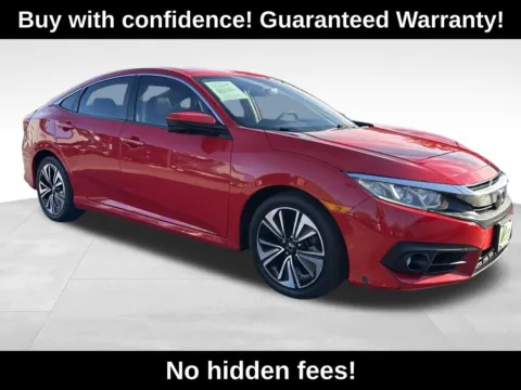 Red 2016 Honda Civic EX-L for sale in Berlin, NJ