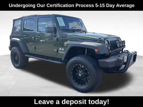 Green 2008 Jeep Wrangler Unlimited X for sale in Berlin, NJ