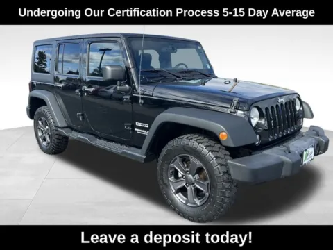 Black 2014 Jeep Wrangler Unlimited Sport for sale in Berlin, NJ