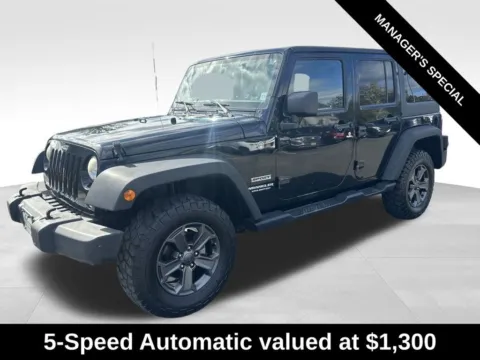 Another view of 2014 Jeep Wrangler Unlimited Sport for sale in Berlin, NJ at Bridge Auto Group