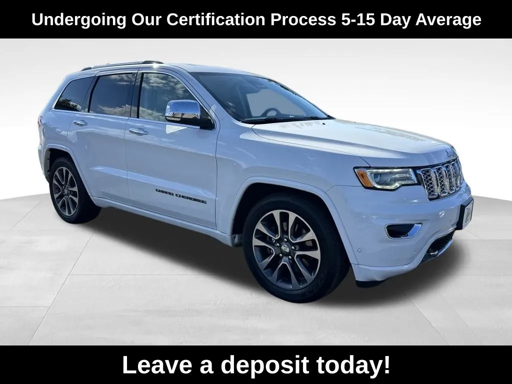 White 2017 Jeep Grand Cherokee Overland for sale in Berlin, NJ