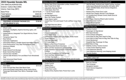 Blue 2023 Hyundai Sonata SEL for sale in Berlin, NJ