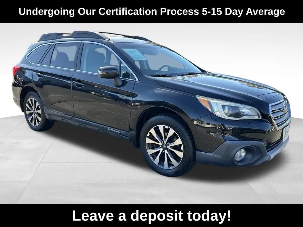 Black 2015 Subaru Outback 2.5i for sale in Berlin, NJ