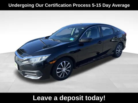 Black 2017 Honda Civic LX for sale in Berlin, NJ