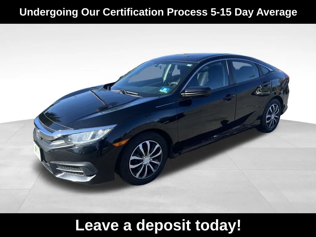 Black 2017 Honda Civic LX for sale in Berlin, NJ