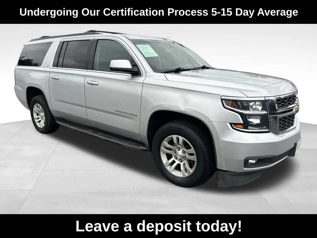 Silver 2015 Chevrolet Suburban LT for sale in Berlin, NJ