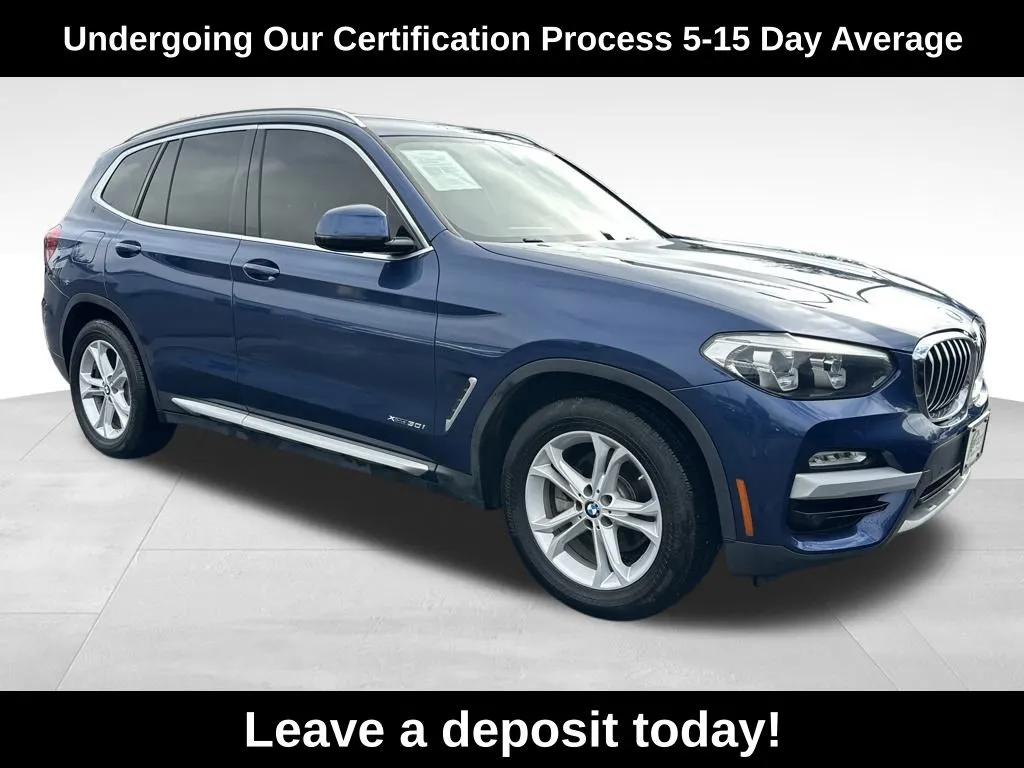 Blue 2018 BMW X3 xDrive30i for sale in Berlin, NJ