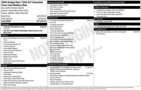 Blue 2006 Dodge Ram 1500 SLT for sale in Berlin, NJ