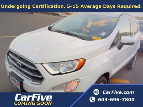 White 2020 Ford EcoSport SE for sale in Nashua, NH