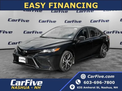 Black 2021 Toyota Camry SE for sale in Nashua, NH