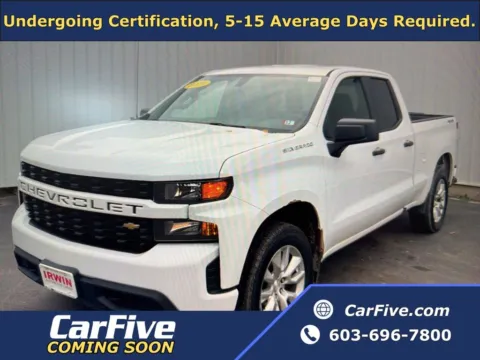 White 2019 Chevrolet Silverado 1500 Custom for sale in Nashua, NH