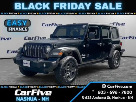 Black 2021 Jeep Wrangler Unlimited Sport for sale in Nashua, NH