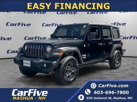 Black 2021 Jeep Wrangler Unlimited Sport for sale in Nashua, NH