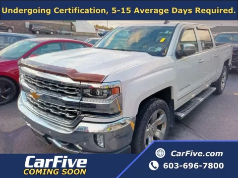 White 2017 Chevrolet Silverado 1500 LTZ for sale in Nashua, NH