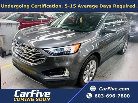 Gray 2024 Ford Edge Titanium for sale in Nashua, NH