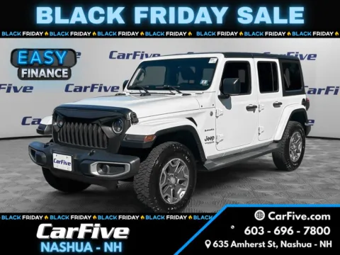 White 2018 Jeep Wrangler Unlimited Sahara for sale in Nashua, NH