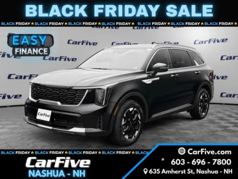Black 2024 Kia Sorento S for sale in Nashua, NH