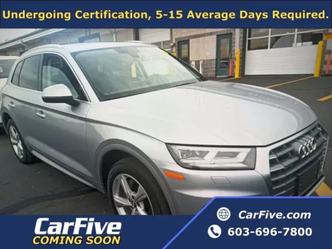 Silver 2020 Audi Q5 45 Premium Plus for sale in Nashua, NH