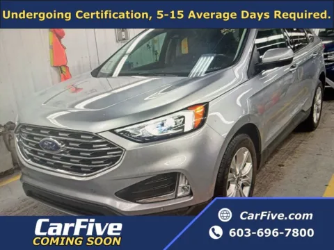 Silver 2022 Ford Edge Titanium for sale in Nashua, NH