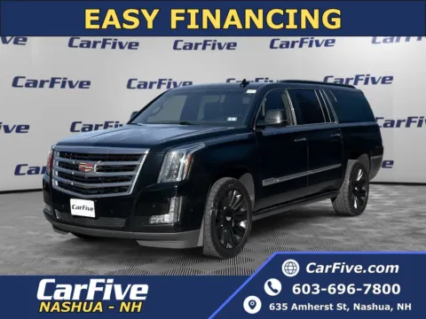 Black 2017 Cadillac Escalade ESV Platinum Edition for sale in Nashua, NH
