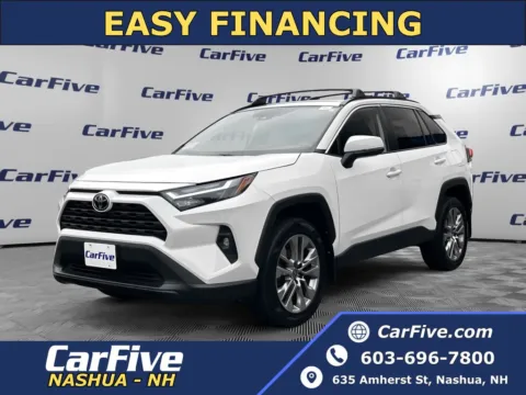 White 2022 Toyota RAV4 XLE Premium for sale in Nashua, NH
