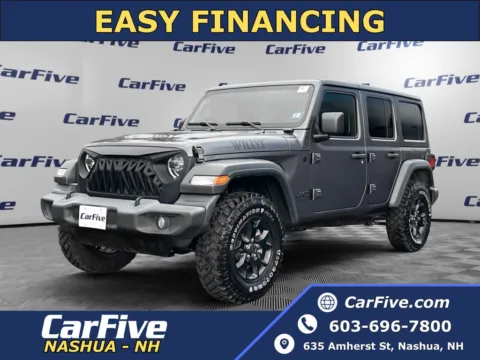 Gray 2020 Jeep Wrangler Unlimited Willys for sale in Nashua, NH