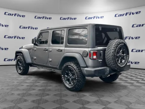 Another view of 2020 Jeep Wrangler Unlimited Willys for sale in Nashua, NH at CarFive Nashua, NH