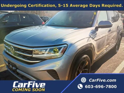 Silver 2023 Volkswagen Atlas 3.6L V6 SE w/Technology for sale in Nashua, NH