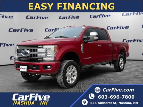 Red 2017 Ford F-250SD Platinum for sale in Nashua, NH