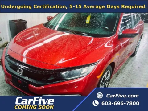 Beige 2019 Honda Civic LX for sale in Nashua, NH