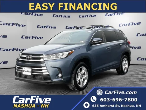 Blue 2018 Toyota Highlander Limited for sale in Nashua, NH