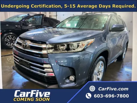 Blue 2018 Toyota Highlander Limited for sale in Nashua, NH