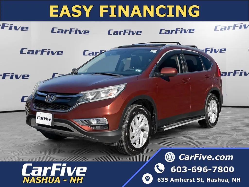 Red 2015 Honda CR-V EX-L for sale in Nashua, NH
