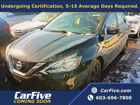 Black 2018 Nissan Sentra S for sale in Nashua, NH
