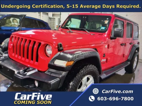 Red 2019 Jeep Wrangler Unlimited Sport S for sale in Nashua, NH