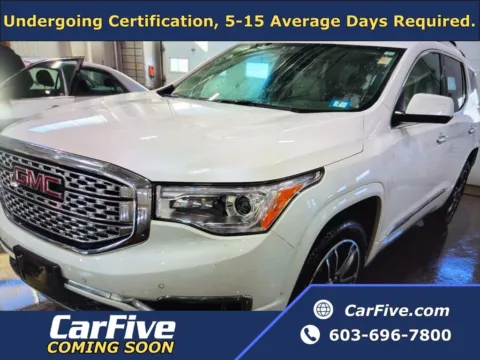 White 2018 GMC Acadia Denali for sale in Nashua, NH