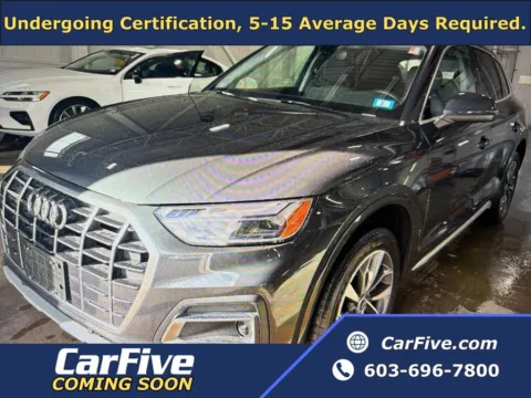 Gray 2021 Audi Q5 45 Premium for sale in Nashua, NH