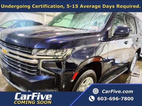 Blue 2021 Chevrolet Tahoe LT for sale in Nashua, NH