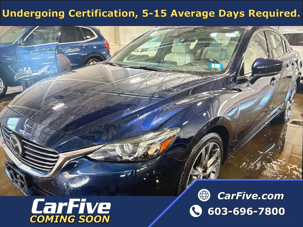 Blue 2017 Mazda Mazda6 Grand Touring for sale in Nashua, NH