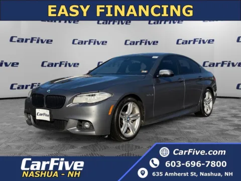 Gray 2016 BMW 5 Series 550i for sale in Nashua, NH