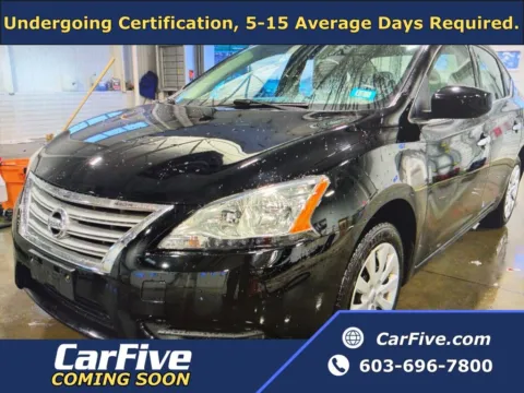 Black 2015 Nissan Sentra SV for sale in Nashua, NH