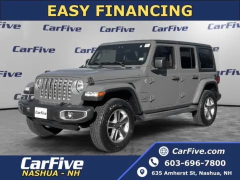 Gray 2018 Jeep Wrangler Unlimited Sahara for sale in Nashua, NH