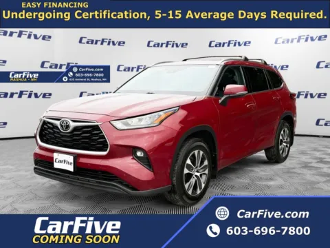 Red 2020 Toyota Highlander XLE for sale in Nashua, NH
