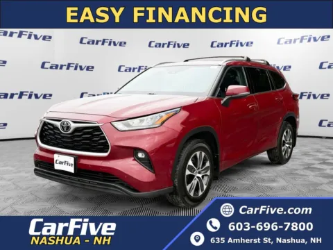 Red 2020 Toyota Highlander XLE for sale in Nashua, NH