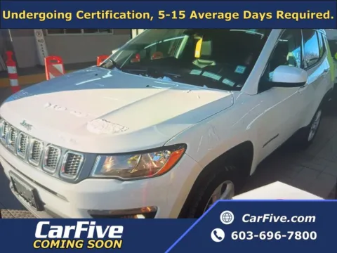 White 2018 Jeep Compass Latitude for sale in Nashua, NH