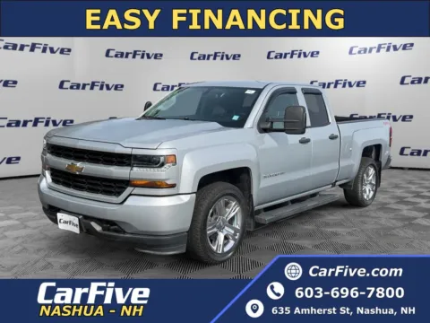 Silver 2017 Chevrolet Silverado 1500 Custom for sale in Nashua, NH