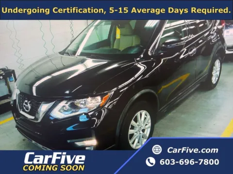Black 2017 Nissan Rogue SV for sale in Nashua, NH