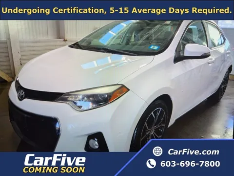 White 2015 Toyota Corolla S for sale in Nashua, NH